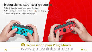 2 lista de juegos de nintendo switch para dos jugadores. Guia Super Mario Odyssey Nintendo Switch