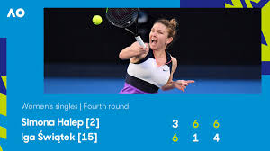 Watch the best moments of the match between of simona halep and iga swiatek in the fourth round. Ausopen On Twitter Roses Are Red Violets Are Blue Swiatek Won The First But Simona Won The Next Two Simona Halep Is Through To Her Fifth Ausopen Quarterfinal Ao2021