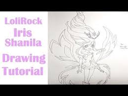 Lolirock coloring pages getcoloringpages com. Princess Iris Shanila From Lolirock Drawing Tutorial No 16 Drawing Tutorial Drawings Anime Fanart Drawing