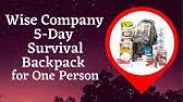 Maybe you would like to learn more about one of these? Wise Food 5 Day Survival Backpack Review Youtube