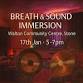 Breath & Sound Immersion - Stone event image