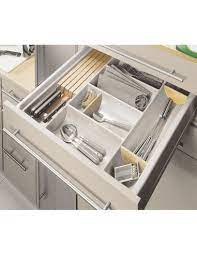 ⭐kitchen cutlery drawer inserts⭐ can not only be practical but also look great. Kitchen Cutlery Tray Insert For Drawers Suits 300 To 600mm Widths Cream Easy To Clean