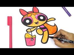 Powerpuff Girls Coloring Book Bubbles Blossom Buttercup Ppg Ppgz Surprise Egg And Toy Youtube Coloring Books Powerpuff Girls Coloring For Kids