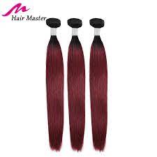 Natural color (the color is natural without processing). Ombre Bundles T1b 530 Red Burgundy Brazilian Straight Hair Weave Bundles Remy Hair 3 Bundles 8 28 Inch Straight Hair Bundles Hair Weaves Aliexpress