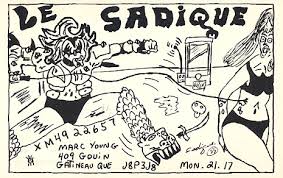 How do i indicate the managers call on my card? They Drive By Night The Bizarre Profane And Fantastically Weird Art Of Qsl Cards Nsfw Dangerous Minds