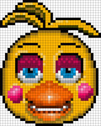 Toy Chica In Daytime Perler Bead Pattern Bead Sprite Pearler Bead Patterns Perler Bead Patterns Perler Beads