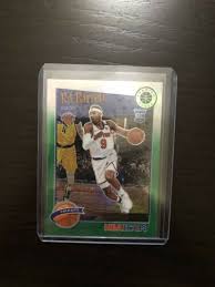 Now, he's on the new york knicks. Mavin 2020 Nba Hoops Rj Barrett Tribute Rookie Card Green Parallel New York Knicks 298