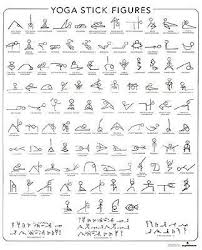 Sticky Asanas Yoga Stick Figures Yoga Stick Figures