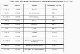 Αρχική » νεα » προγραμμα πανελληνιων 2021: Panellhnies 2020 Ayto Einai To Programma Twn Eidikwn Ma8hmatwn Cnn Gr