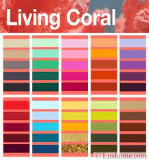 The first written use of coral as a color name in english was in 1513. Modern Coral Pink Color Schemes Ready To Use Color Combinations For Room Decorating