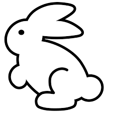 Bunny Clipart Black And White Clipart Panda Free Clipart Images Bunny Coloring Pages Easter Bunny Colouring Bunny Drawing