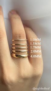 Popular Wedding Ring Width Comparison A Nice Visual In
