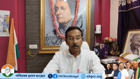 ৫ অগাস্ট'২৬। 'লালবাজার চলো'র ডাক দিয়েছেন পশ্চিমবঙ্গ প্রদেশ কংগ্রেস সভাপতি শুভঙ্কর সরকার। | Image Bengal | Facebook