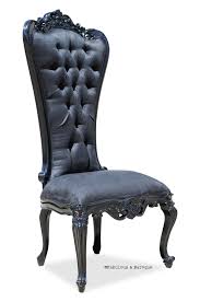 Gryphon Reine Side Dining Chair Black Side Chairs Dining Dining Chairs Baroque Furniture