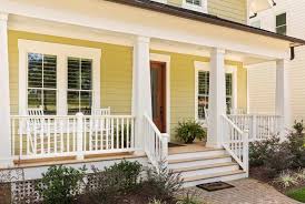 51 Yellow Exterior House Ideas Brick Vinyl Stucco Wood Etc Yellow House Exterior House Exterior Cape Cod House Exterior