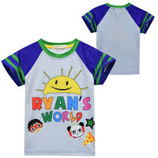 Ryan's world bursterz goo filled egg with surprise toy ages 3+ color varies new. Kids Boys Anime Ryan S World Toy Review Cartoon Printed T Shirt Halloween Cosplay Costume Children Pretend Play Outfits Shopee Malaysia