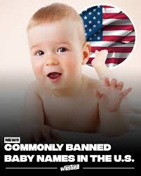 Swipe) to take a look at some banned baby names in the U.S. 🇺🇸❌ What's  something else that should be
