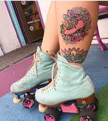 Looking for a good deal on skate tattoos? Moxi Skate Tattoo From Pigeonskate Roller Derby Tattoo Roller Derby Girls Skate Tattoo