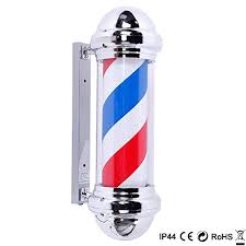 Mefeir 30 Barber Pole Led Light Classic Style Hair Salon Barber Shop Open Sign Rotating Red White Blue Led Strips Ip44 Waterproof Save Energy Mydeme Com