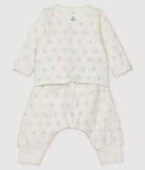 Knitting pattern marshmallow sweater pdf poyeng. Unisex Baby S Tube Knit Clothing 2 Piece Set Marshmallow Perlin Petit Bateau