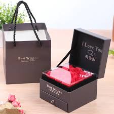 Buy mother's day gift bags and get the best deals at the lowest prices on ebay! Rose Jewelry Gift Box Flower Gift Box Artificial Flowers Soap Rose