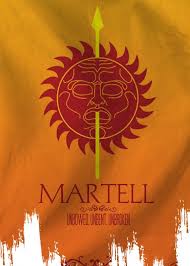 Game Of Thrones House Emblems House Martell Displate Artwork By Artist Akyanyme Dotcom Part Of A 27 Piec Poster Prints Game Of Thrones Tv A Dream Of Spring