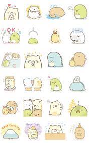Moving Sumikko Gurashi Animation Cute Stickers Cute Doodles Cute Animal Drawings Kawaii