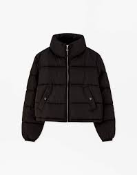 High Collar Puffer Jacket Pull Bear Winter Jackets Women Parka Puffer Jackets Jackets