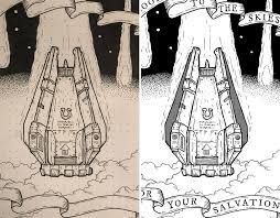 Tutorial - How To Clean Up An Ink Drawing In Photoshop - Paths Peculiar