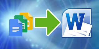 How To Convert From Google Docs To Microsoft Word Make Tech Easier Google Docs Online Tools Schoology