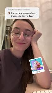 Did you know you can blend two images with just a click in Canva?