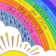 Pin by Positively Present | Art and I on Wise Words | Rainbow quote, Cute  quotes, Happy quotes