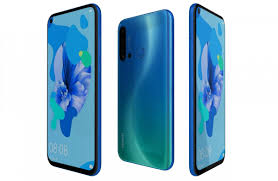Huawei Nova 5i Gradient Blue - 3D Model ...