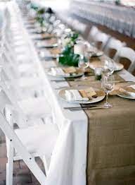 More Burlap Runners Think I Prefer The Other Though Rustic Wedding Table Table Runners Wedding Barn Wedding Decorations