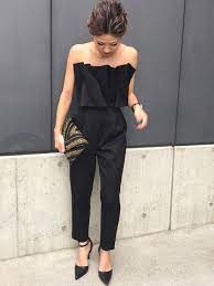 12anna23 lagunamoon overall looks wear 結婚式 パンツスタイル パーティードレス 黒 パンツドレス 結婚式