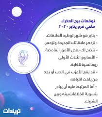 توقعات برج العذراء ماغي فرح يناير 2020 تريندات