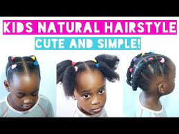 Kids Back To School Natural Hairstyle Very Simple Yet Beautiful Natural Hairstyles For Kids Natural Hair Styles Little Girl Hairstyles