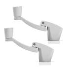 Fold Away Handle Window Crank in White (2-Pack) SK927W Ideal Security