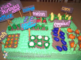 Things have really gotten out of hand in this garden. 310 Coolest Homemade Garden Theme Birthday Cakes