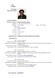 Format underneath your name and. Sample Cv Format Kenya Sample Web L