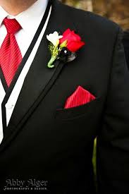 Black White And Red Groom S Suit Wedding Suits Red And White Weddings Red Wedding