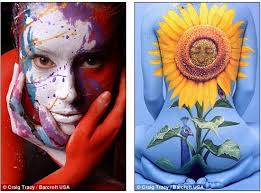 Đỉnh cao của "body art" phải thế này!