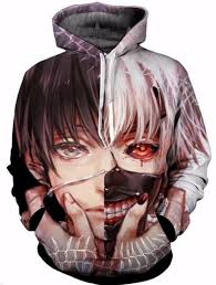 New Fashion Women Men Tokyo Ghoul 3d Print Pullover Hoodie Sweatshirt S130 Anime Hoodie Tokyo Ghoul Hoodie Cartoon