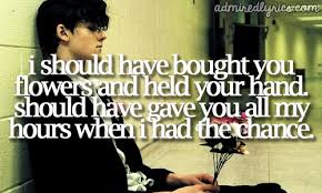 Admiredlyrics Com Lyrics To Live By Favorite Lyrics Music Quotes