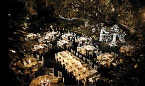 Outdoors Evening Wedding Reception Villa Woodbine Wedding Villa Woodbine Wedding Planner Guide