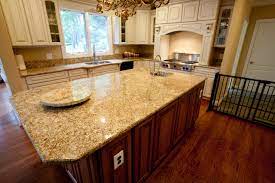 Cutting edge countertops $75 per sq. Golden Beach Granite Kitchen Kitchen Dc Metro By Granite Grannies Houzz