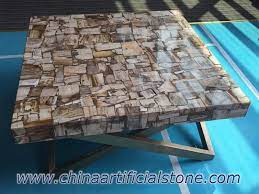 5.0 out of 5 stars. Petrified Wood Side Coffee Table Tops Suppliers Enming Stone