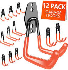 Smaid Garage Hooks 12 Pack Garage Storage Hooks Hangers Heavy Duty Wall Mount Garage Organizer Tool Stora Garage Storage Garage Hooks Garage Storage Hooks