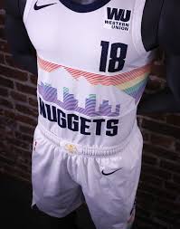 Light up the stadium and the streets every time you wear your authentic denver nuggets basketball jersey that ships for a low flat rate from fansedge.com. Denver Nuggets Introduce New City Edition Jersey Sports Coverage Gazette Com