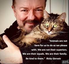 Comedian Ricky Gervais has donated £1.9 million to animal charities across  the globe. 🐶 The stand-up and creator of television shows such as After  Life and The Office, has donated a substantial